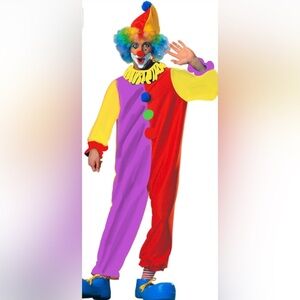 Adult clown costume for Halloween - free size